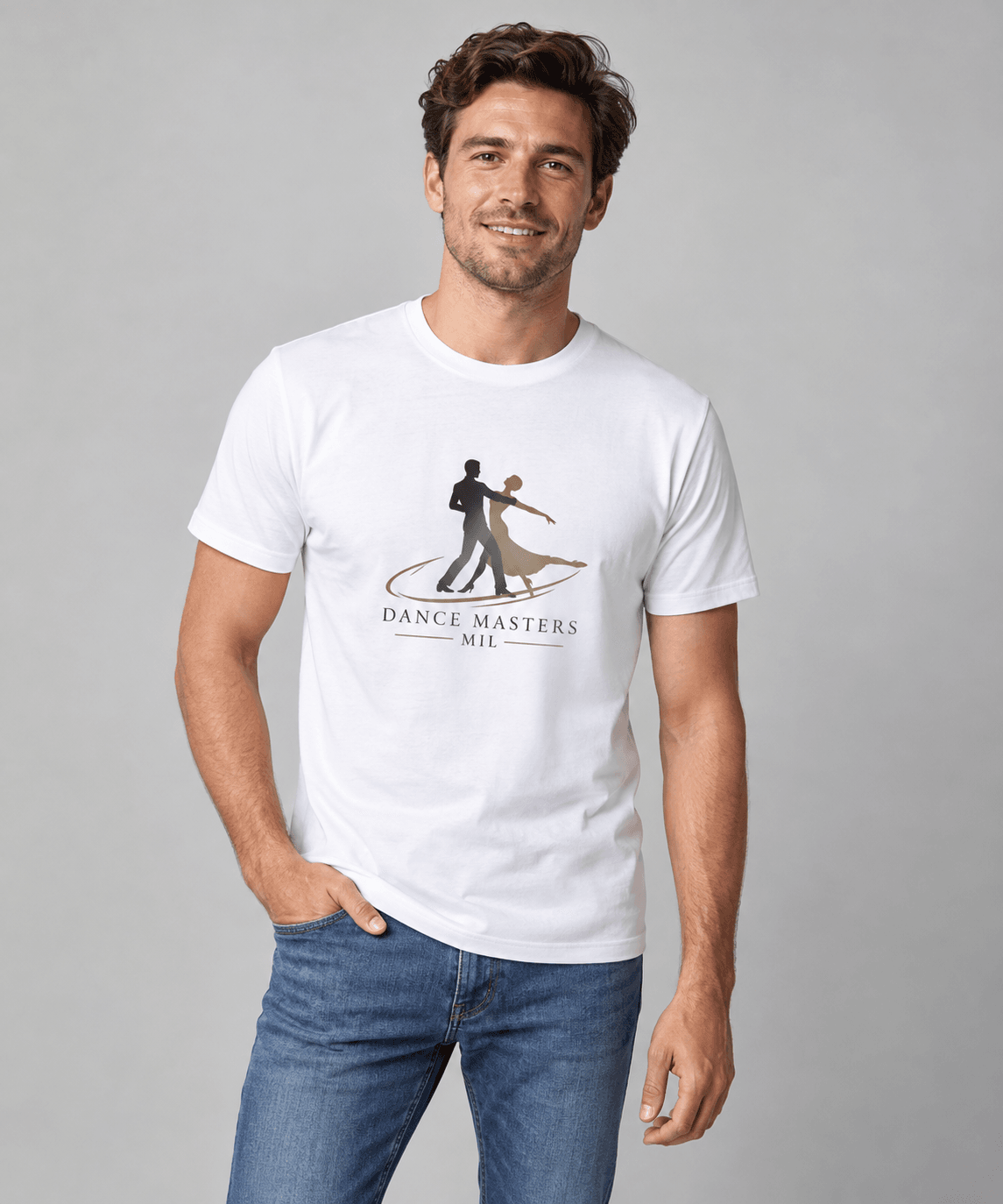 T shirt mit rundem halsausschnitt thumb